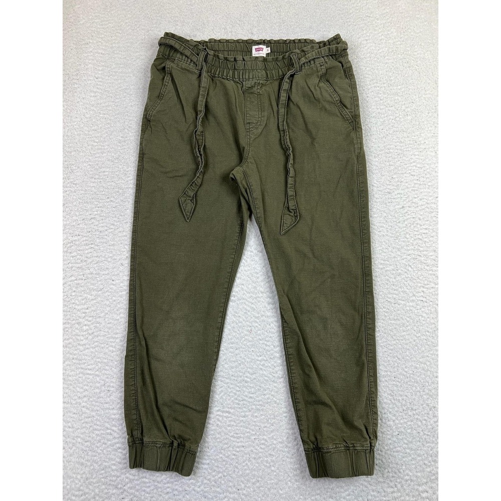 Levis Pants‎ Womens Small Elastic Waist Drawstring Cropped Jogger PC9 38795